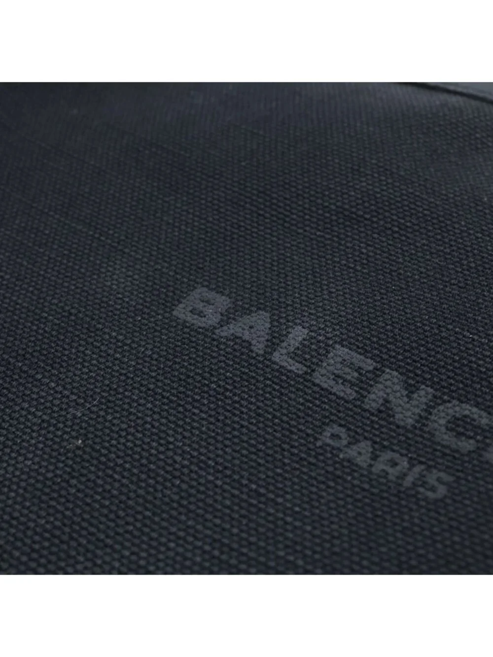 Balenciaga logo leather